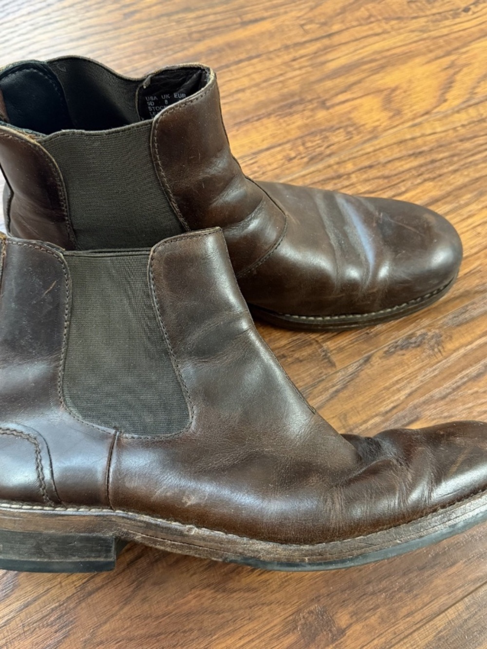 Wolverine Boots Mens 9 D Brown 1000 Mile Leather Chelsea Casual Shoes W05452